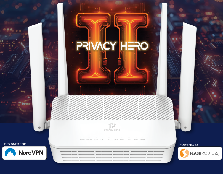 Privacy Hero VPN Router – Free Year NordVPN ZDNET Best