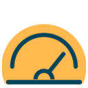Bandwidth monitoring icon